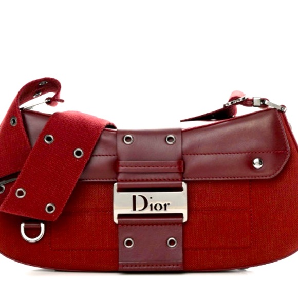 CHRISTIAN DIOR - Vintage Leather Columbus Ave Handbag - Picture 1 of 16
